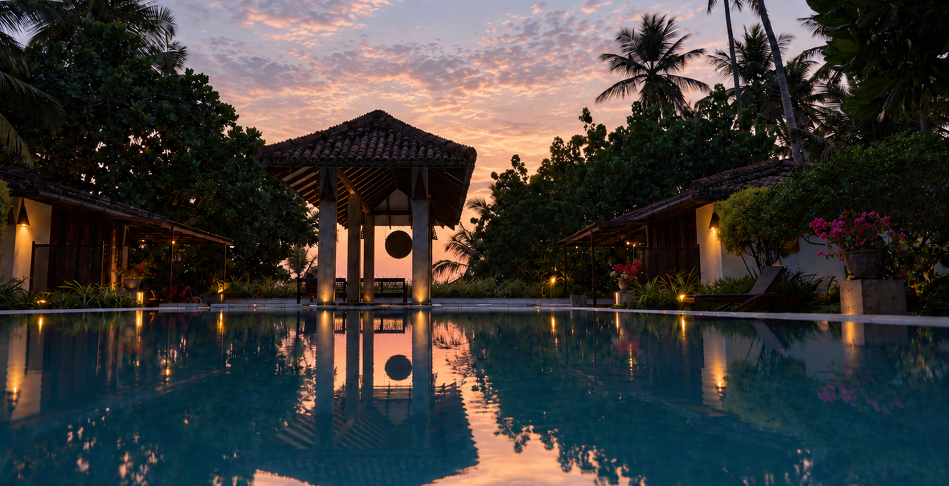 Eingangsbereich Eingangsbereich im Ayurveda-Hotel Shakti Villa in Ambalangoda auf Sri Lanka